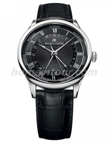 艾美MP6507-SS001-310男表匠心系列-黑色表带/表径40mm