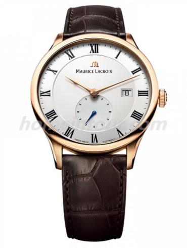 艾美MP6907-PG101-113男表匠心系列-棕色表带/表径40mm