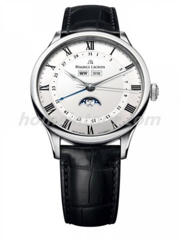 艾美MP6607-SS001-112男表匠心系列-黑色表带/表径40mm