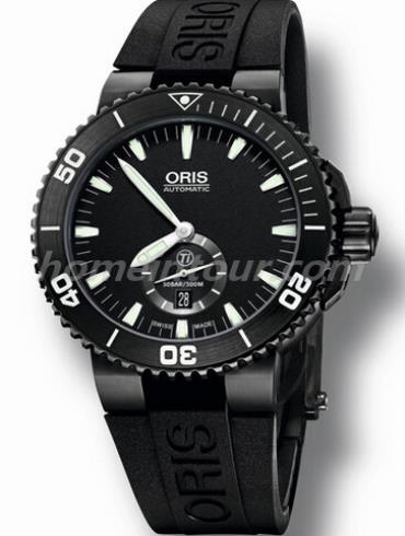 豪利时01_733_7653_4259-07_4_26_32GEB男表潜水系列-黑色表带/表径46mm