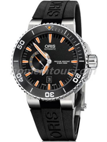 豪利时01_743_7673_4159-07_4_26_34EB男表潜水系列-黑色表带/表径46mm