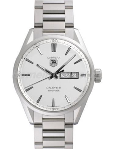 豪雅WAR201B.BA0723男表卡历博Calibre系列-银色表带/表径41mm