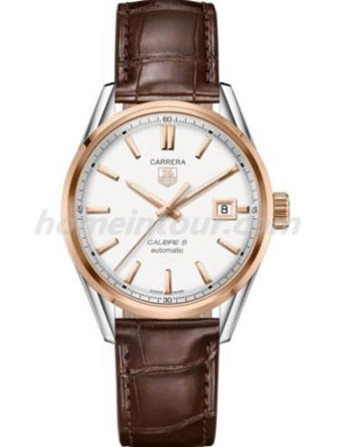 豪雅WAR215D.FC6181男表卡莱拉Carrera系列-棕色表带/表径39mm