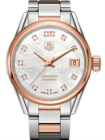豪雅WAR2452.BD0772女表卡莱拉Carrera系列-间金表带/表径28mm