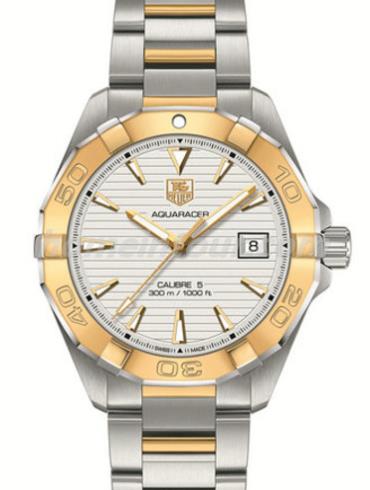 豪雅WAY2151.BD0912男表竞潜Aquaracer系列-间金表带/表径40.5mm