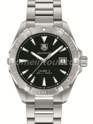 豪雅WAY2110.BA0910男表竞潜Aquaracer系列-银色表带/表径40.5mm