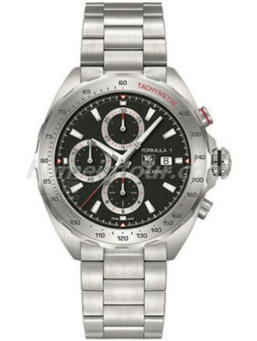 豪雅CAZ2010.BA0876男表FORMULA 1系列-银色表带/表径44mm