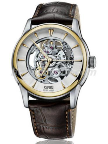 豪雅01_734_7670_4351-07_5_21_70FC男表文化系列-棕色表带/表径40.5mm