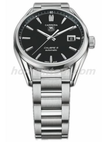 豪雅WAR211A.BA0782男表卡莱拉Carrera系列-银色表带/表径39mm