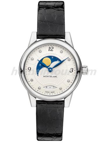 万宝龙U0111961女表宝曦系列-黑色表带/表径27mm