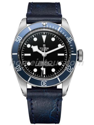 帝舵79230B_Leather男表Heritage系列-深蓝色表带/表径41mm