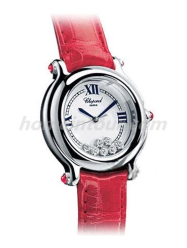 萧邦27_8238-21女表经典女装系列-红色表带/表径—mm