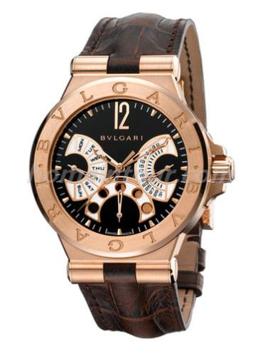 宝格丽DGP42BGLDMP_N男表DIAGONO系列-棕色表带/表径42mm