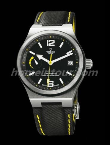 帝舵91210N_Leather男表Grantour系列-黑色表带/表径40mm