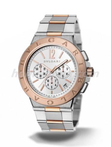 宝格丽DG41WSPGDCH男表DIAGONO系列-间金色表带/表径41mm