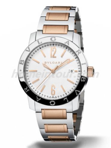 宝格丽BB39WSPGD男表BVLGARI系列-间金色表带/表径39mm