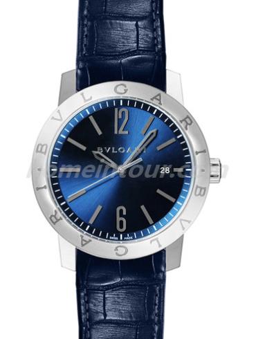 宝格丽BB41C3SLD男表BVLGARI系列-蓝色表带/表径41mm