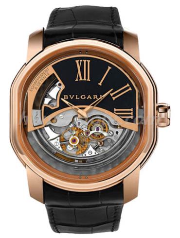 宝格丽BRRP50BGLDEMR男表DANIEL ROTH系列-黑色表带/表径50mm