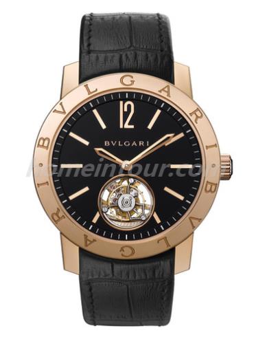宝格丽BBP41BGLTB男表BVLGARI系列-黑色表带/表径41mm