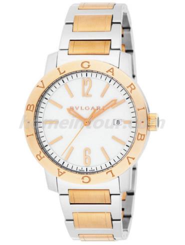 宝格丽BB41WSPGD男表BVLGARI系列-间金色表带/表径41mm