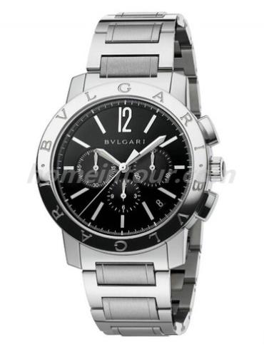 宝格丽BB41BSSDCH男表BVLGARI系列-银色表带/表径41mm