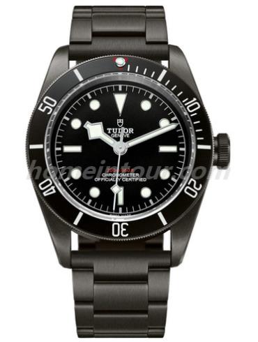 帝舵79230DK_Silver男表Heritage系列-黑色表带/表径41mm