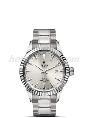 帝舵12110-0001女表Style风尚系列-银色表带/表径28mm