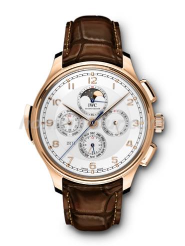 万国IW377602男表葡萄牙系列-棕色表带/表径45mm
