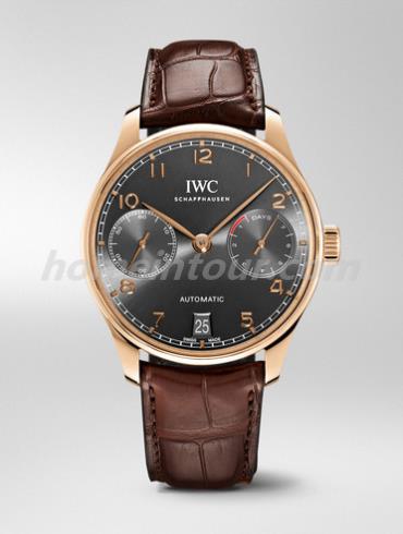 万国IW500702男表葡萄牙系列-棕色表带/表径42.3mm