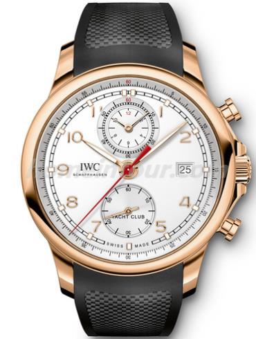 万国IW390501男表葡萄牙系列-黑色表带/表径43.5mm