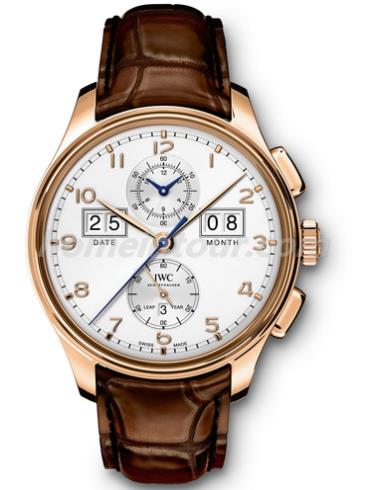 万国IW397203男表葡萄牙系列-棕色表带/表径45mm