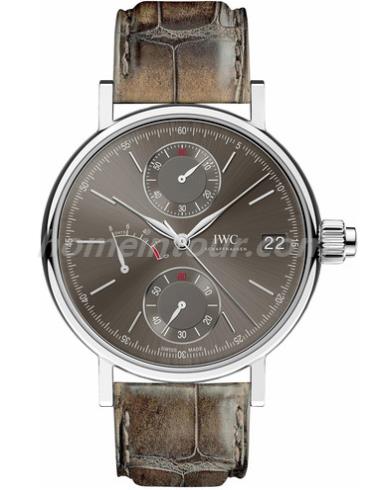 万国IW515103男表柏涛菲诺系列-棕色表带/表径45mm