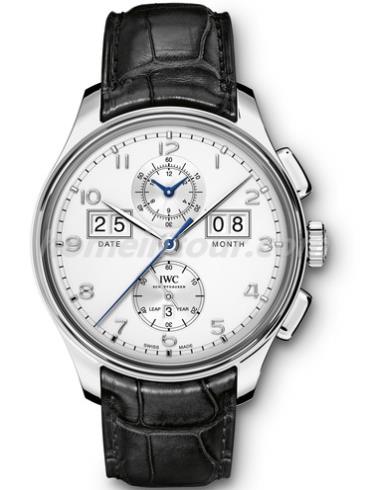 万国IW397201男表葡萄牙系列-黑色表带/表径45mm