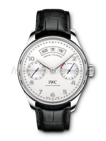 万国IW503501男表葡萄牙系列-黑色表带/表径44.2mm