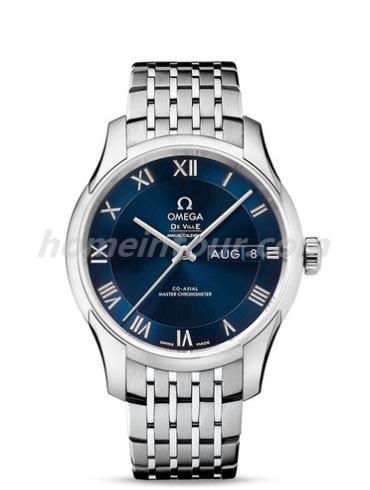 欧米茄433.10.41.22.03.001男表碟飞系列-银色表带/表径41mm