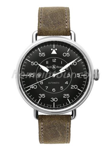 柏莱士WW1-92_MILITARY男表VINTAGE系列-棕色表带/表径45mm