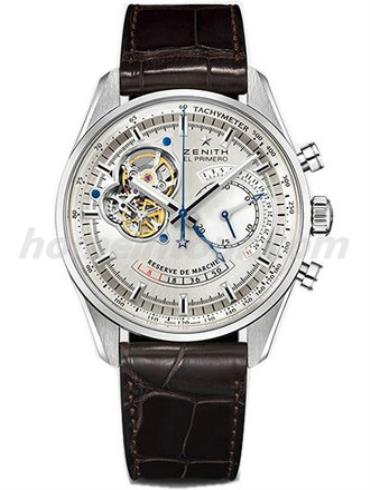 真力时03.2080.4023_01.C494男表EL PRIMERO系列-黑色表带/表径42mm