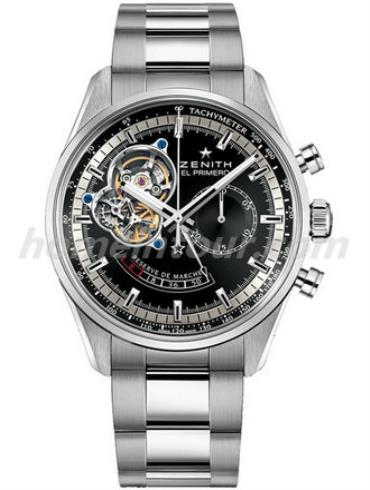 真力时03.2080.4021_21.M2040_男表EL PRIMERO系列-银色表带/表径42mm