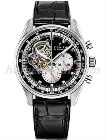 真力时03.2042.4061_21.C496男表EL PRIMERO系列-黑色表带/表径42mm