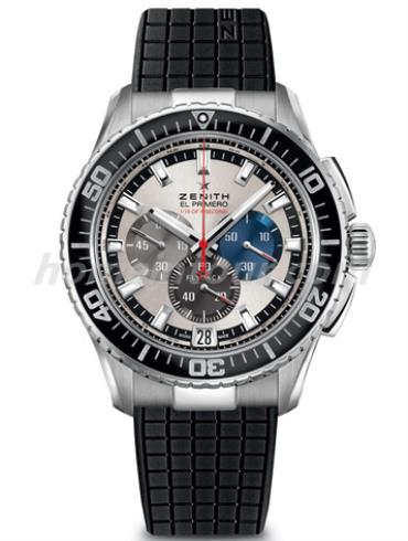 真力时03.2062.4057_69.R515男表EL PRIMERO系列-黑色表带/表径45.5mm