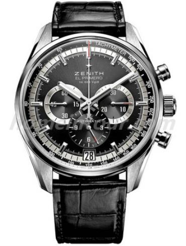 真力时03.2040.400_21.C496男表EL PRIMERO系列-黑色表带/表径42mm