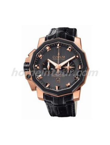 昆仑753.231.91_0F81_AN32男表海军上将杯系列-黑色表带/表径50mm