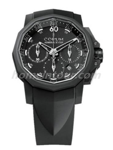 昆仑753.801.02_F371_AN21中性表海军上将杯系列-黑色表带/表径44mm