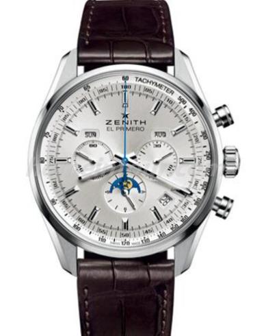 真力时03.2091.410_01.C494男表EL PRIMERO系列-深棕色表带/表径42mm