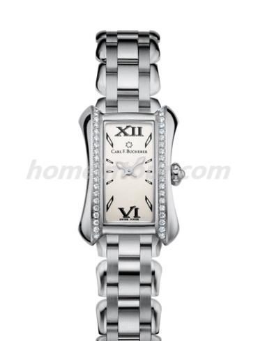 宝齐莱00.10703.08.15.31女表雅丽嘉系列-银色表带/表径21 x 30mm