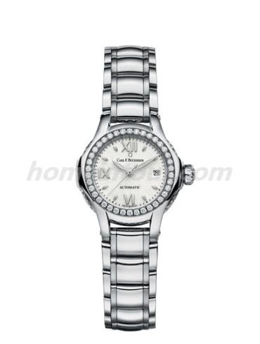 宝齐莱00.10551.08.25.31女表白蒂诗系列-银色表带/表径26.5mm