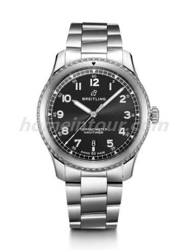 百年灵A17314101B1A1男表航空计时8系列-表带/表径41mm