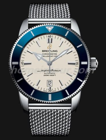 百年灵AB202016-G828-152A男表超级海洋文化系列-银色表带/表径46mm