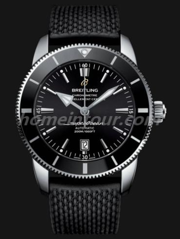 百年灵AB202012-BF74-256S-A20D.2男表超级海洋文化系列-黑色表带/表径46mm