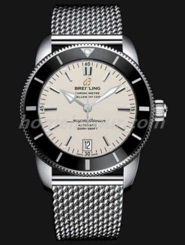 百年灵AB201012-G827-154A男表超级海洋文化系列-银色表带/表径42mm